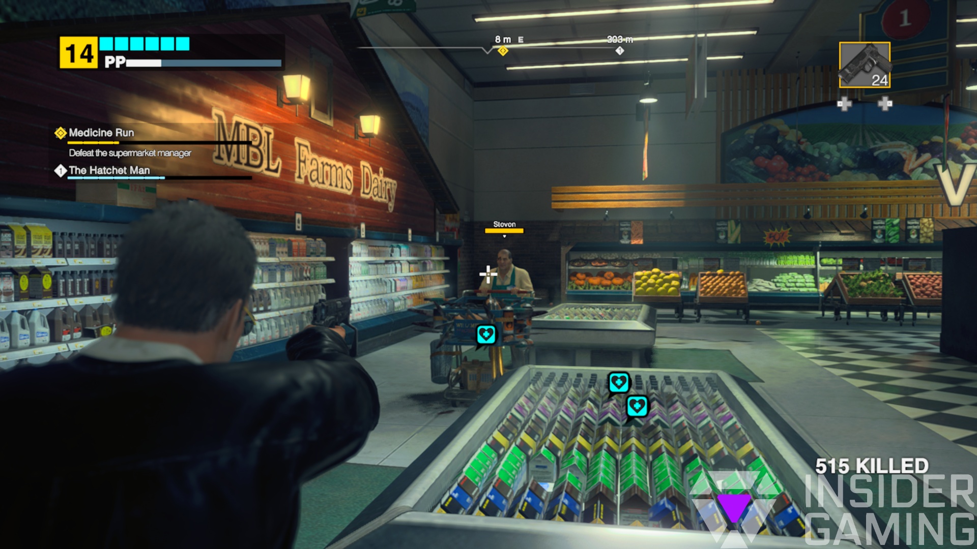 Dead Rising Deluxe Remaster Supermarket Fight Handgun