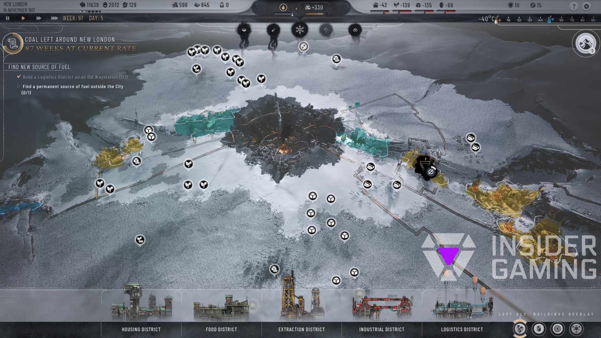 An Overview of the Districts in Frostpunk 2