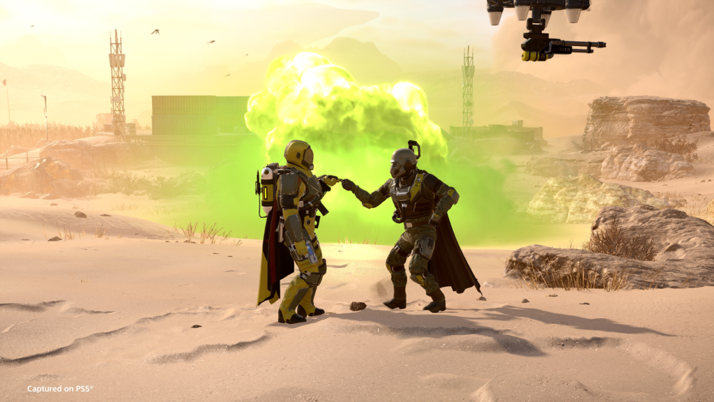 Helldivers 2 Players are Flying Across the Map Thanks to a New Emote Glitch