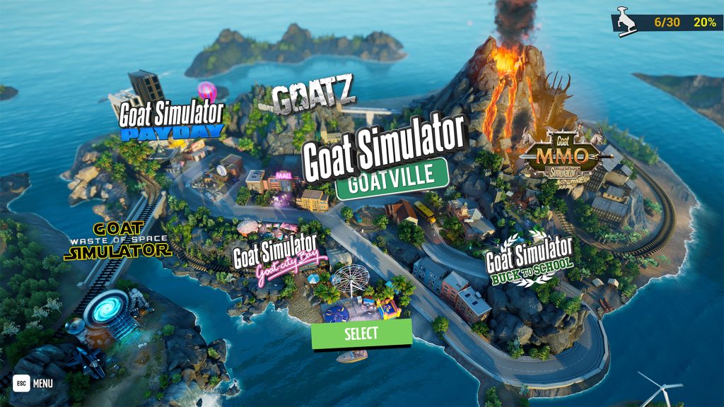 Goat Simulator: Remastered выйдет 7 ноября со всеми DLC