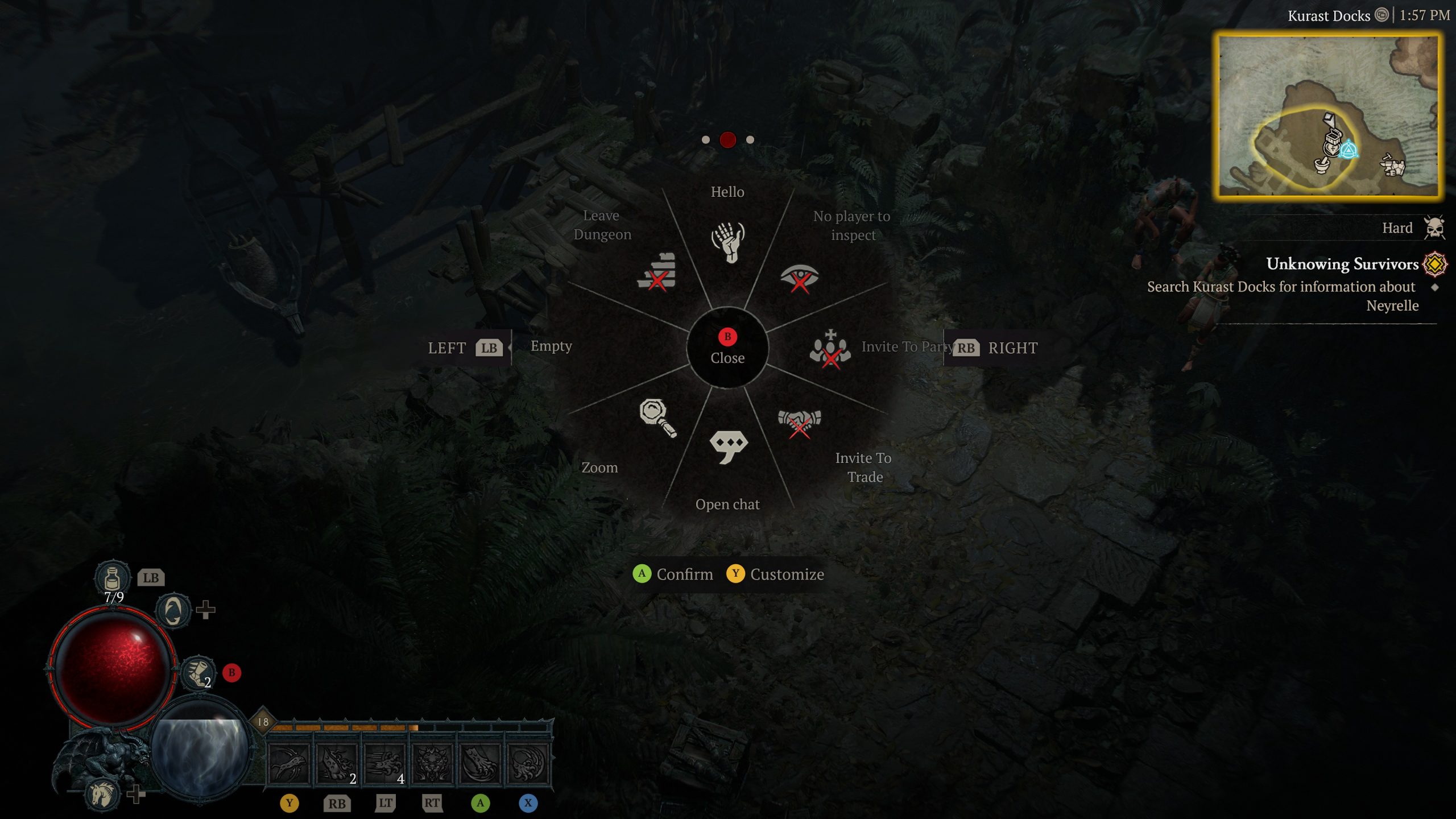 Diablo 4 Emote Wheel