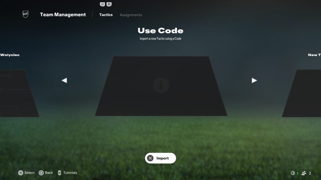 EA Sports FC 25 use code screen