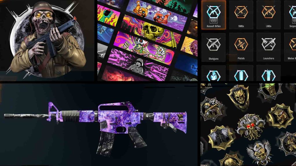 different camos and skins in black ops 6