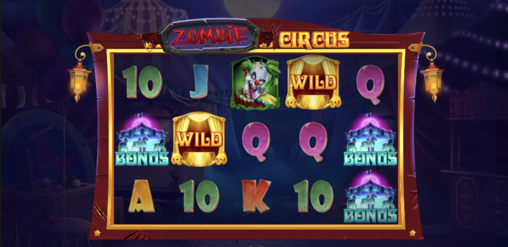 Screenshot of Zombie Circus slot 