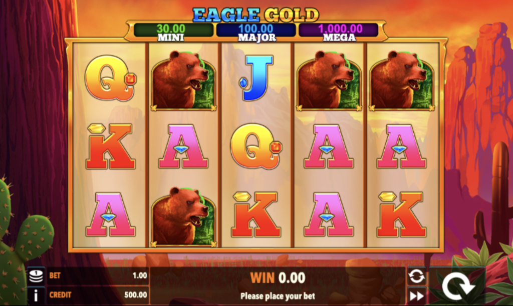 Screenshot of Eagle Gold slot