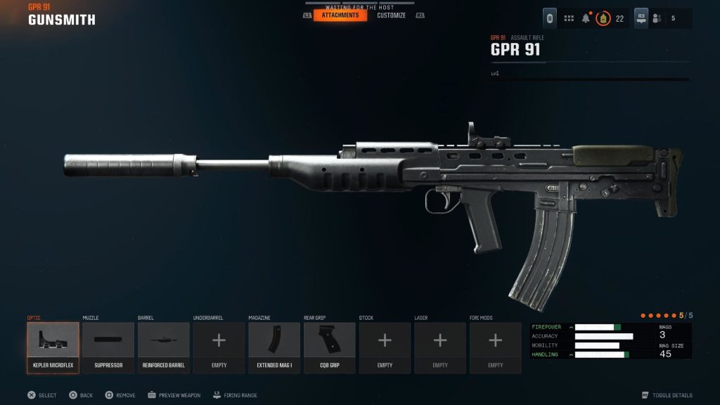 gpr 91 in black ops 6