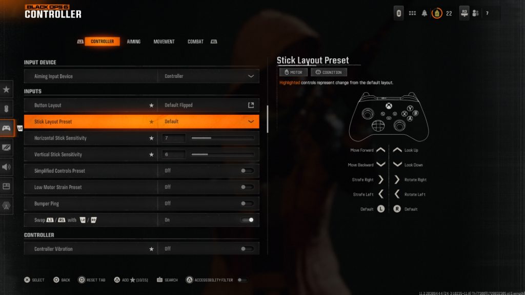 Black Ops 6 Controller Settings