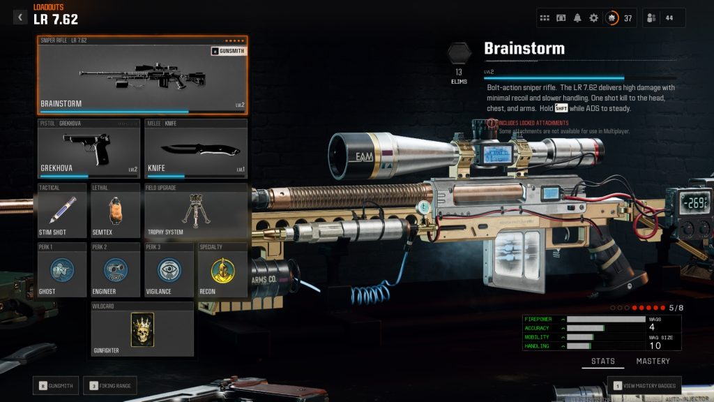 LR 7.62 loadout in Black Ops 6