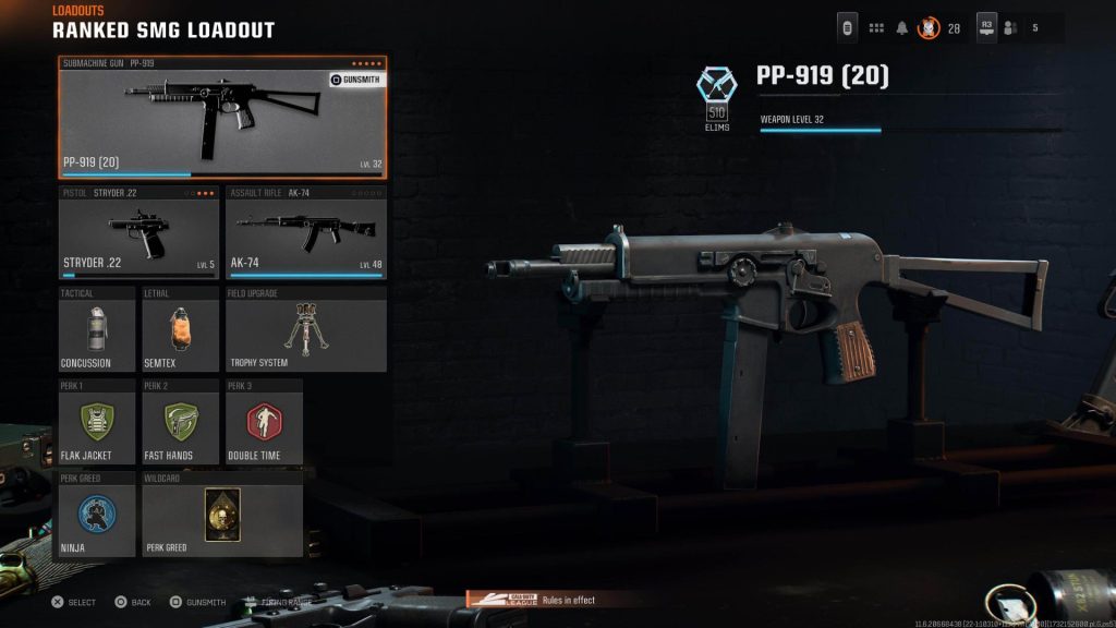 pp-919 in black ops 6 ranked play loadout