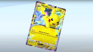 pikachu card in Pokémon pocket