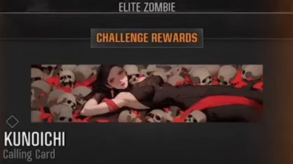 Kunoichi Calling Card in Black Ops 6