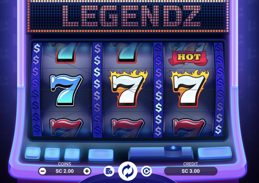 Screenshot of Legendz Sevens slot