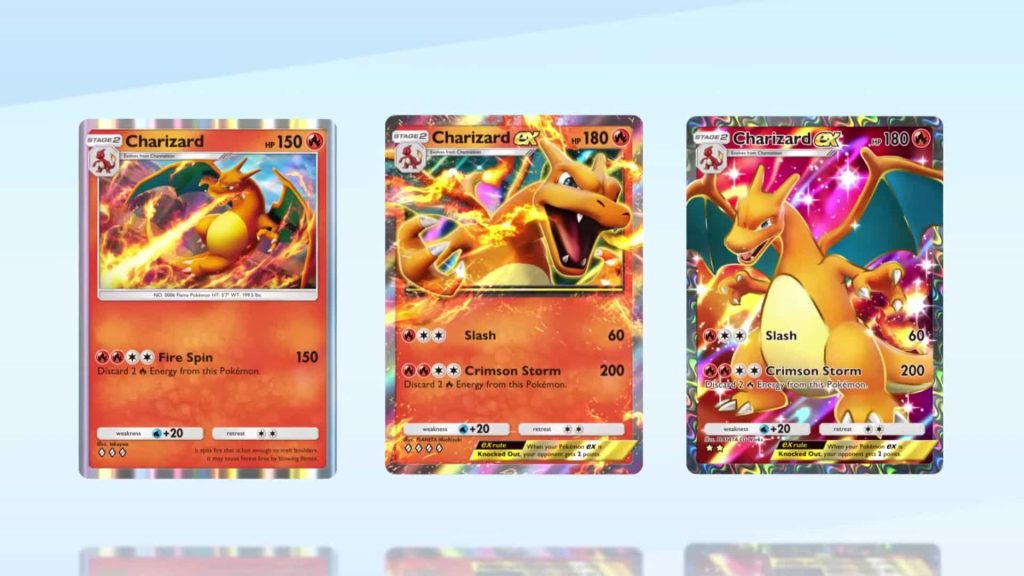 Charizard cards in pokemon tcg pocket