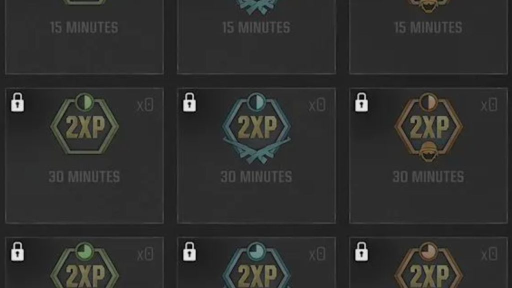 xp tokens screen in black ops 6