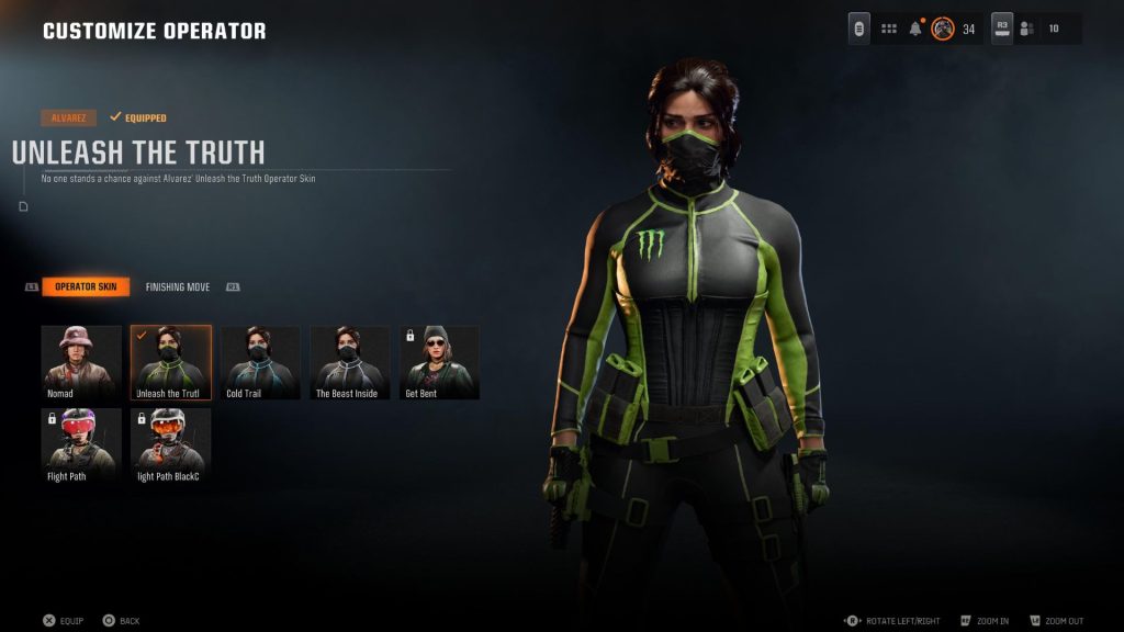 unleash the truth monster energy skin in black ops 6