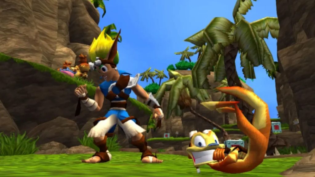 jak and daxter celebrating