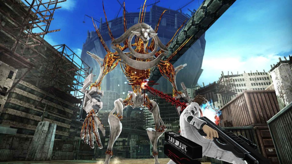 fighting enemy in freedom wars