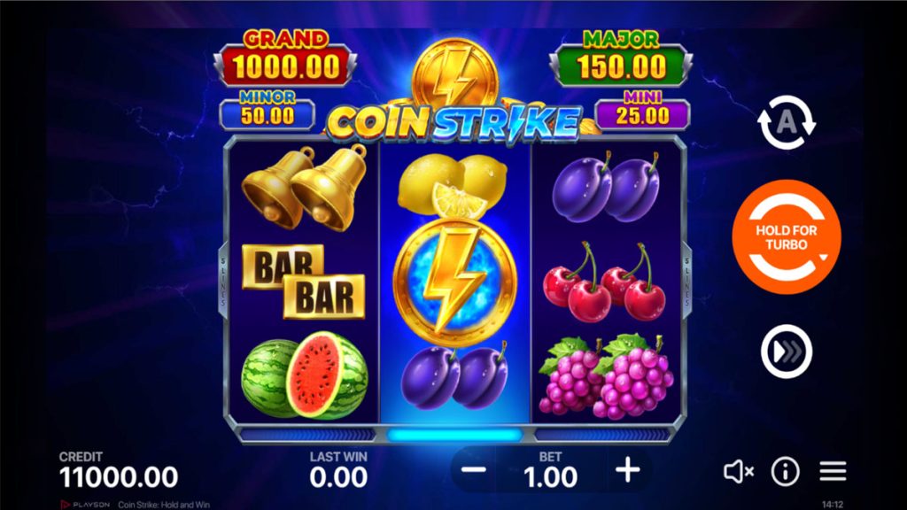 Screenshot of Coin Strike Hold and Win slot