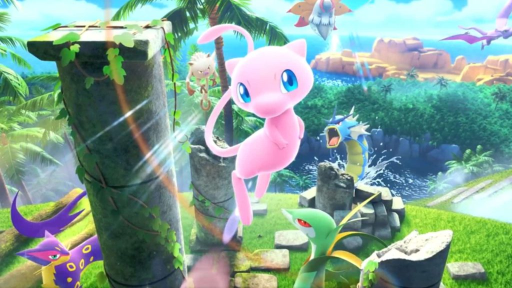 mew in pokemon tcg pocket mythical island trailer