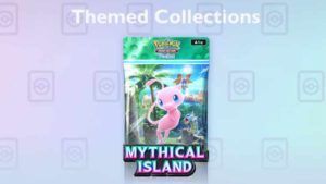 pokemon pocket mythical island theme collection art