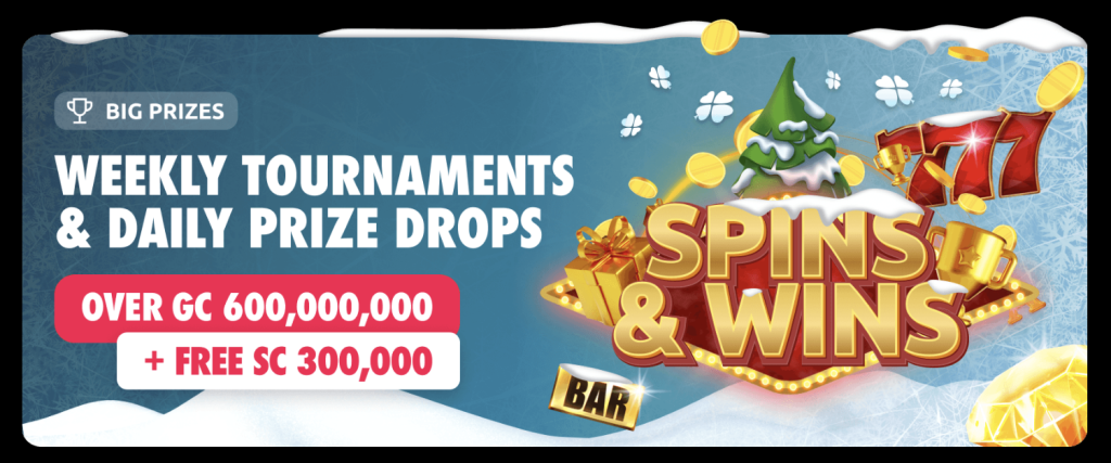 Screenshot of McLuck Casino Spins & Wins Promo