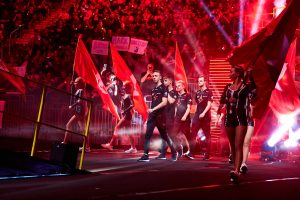 Astralis enter the arena at the StarLadder Berlin 2019 Counter-Strike Major.