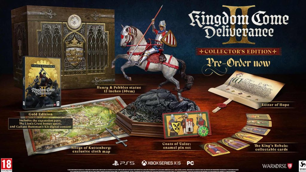 kingdom come deliverance 2 collector's edition contents