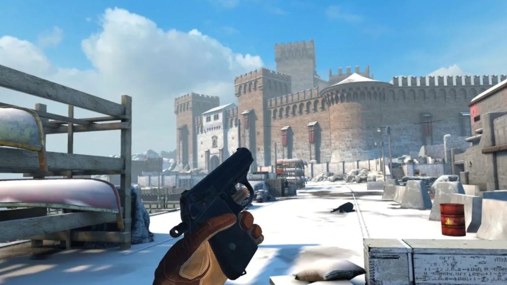 sniper elite vr winter artwork