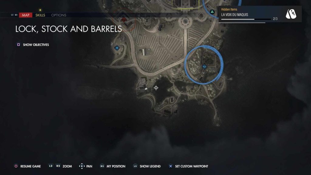 lock stock and barrels propaganda map location in sniper elite resistance