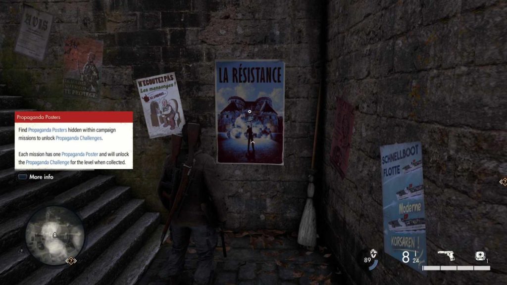 dead drop propaganda map in sniper elite resistance