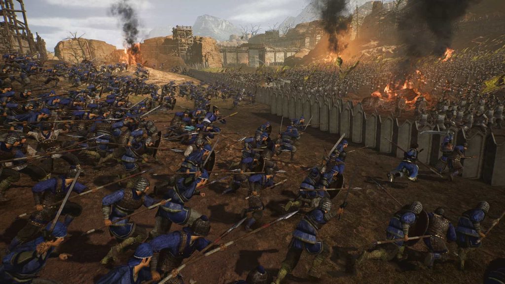 armies fighting in dynasty warriors origins