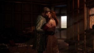 characters kissing in kingdom come deliverance 2 cutscene