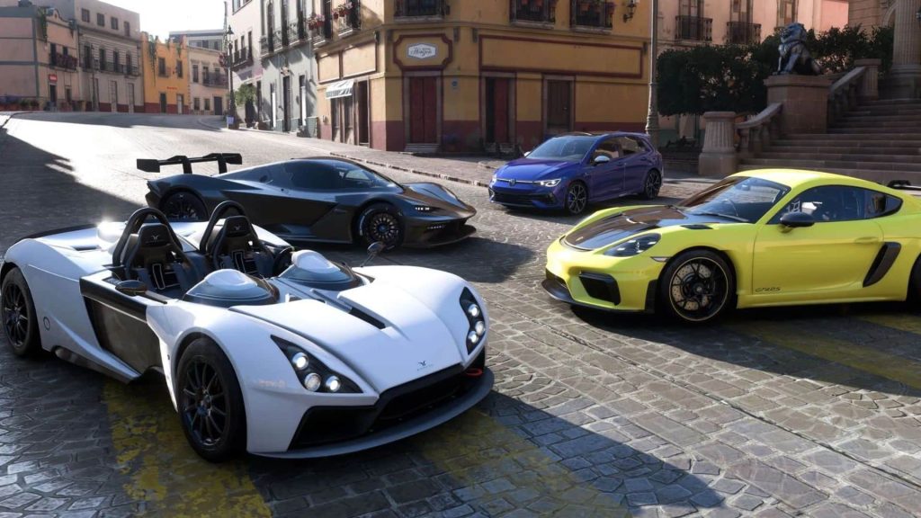 parked cars in Forza horizon 5