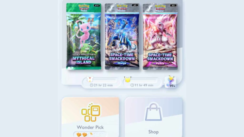 different booster packs in Pokémon tcg pocket