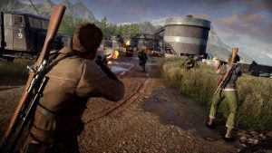 two players shooting in sniper elite resistance