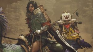 cutscene in monster hunter wilds: best-selling games February 2025