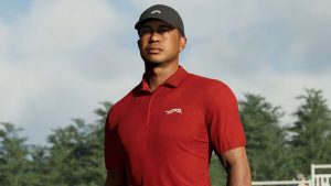 tiger woods in pga tour 2k25 promotional material