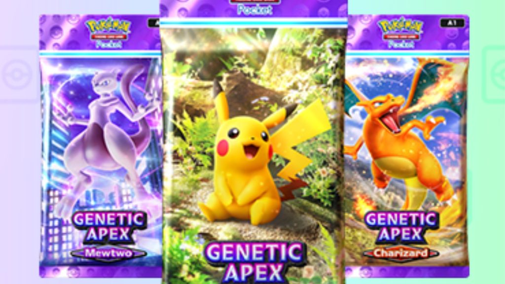 genetic apex booster packs in pokemon pocket