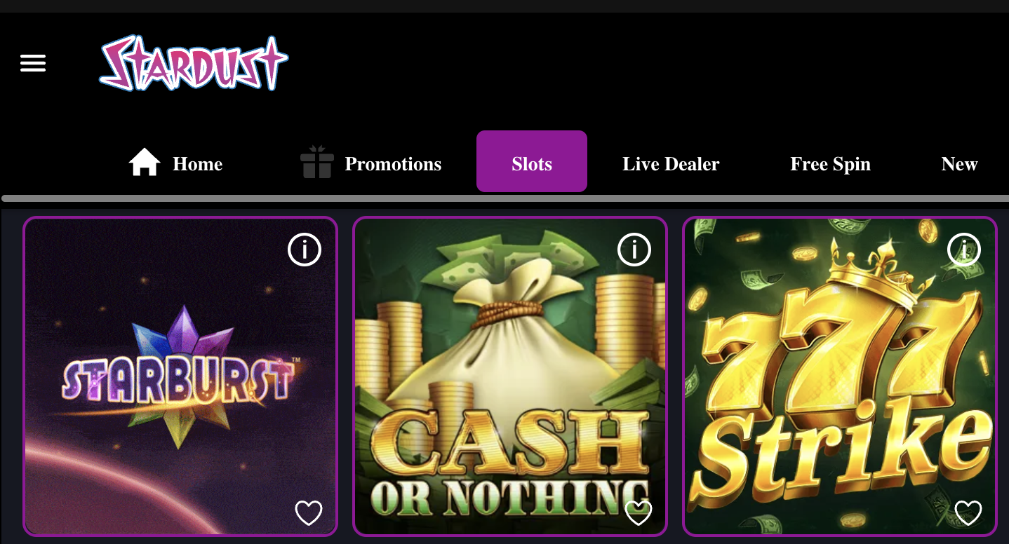Stardust Casino No Deposit Bonus | Claim 225 FREE Spins | Updated March