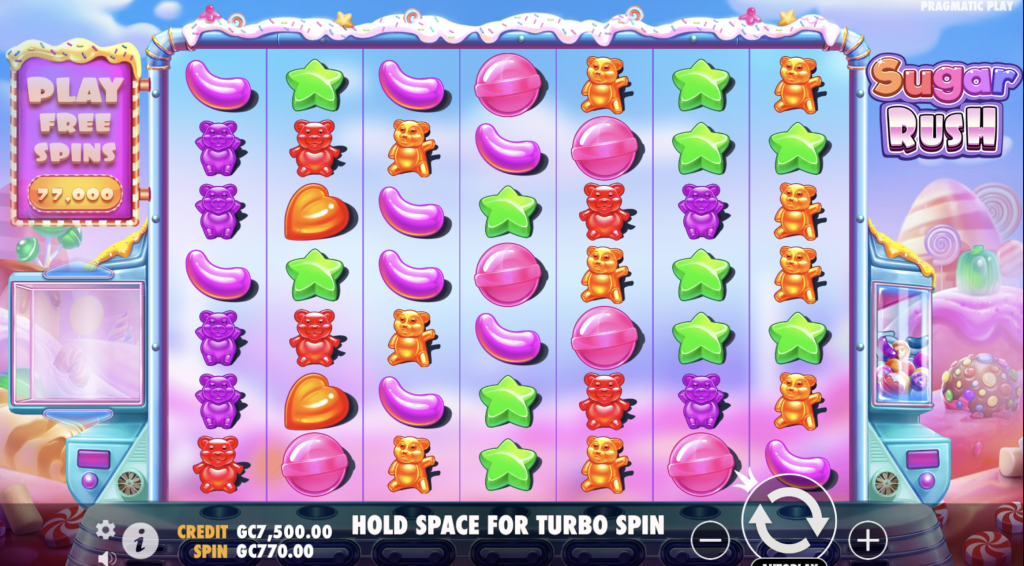 Screenshot of Sugar Rush Slot