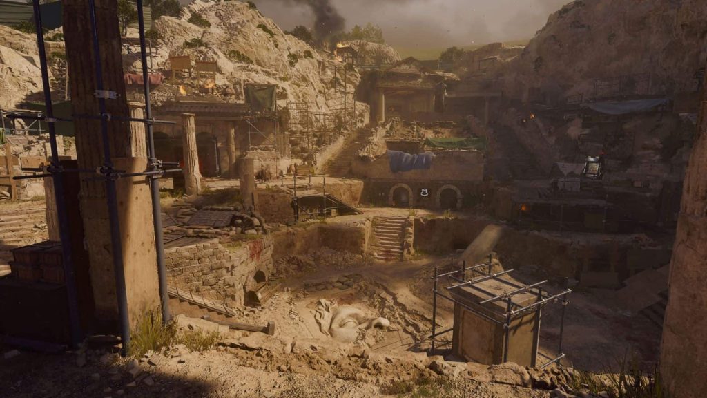 the tomb map layout in cod black ops 6 zombies