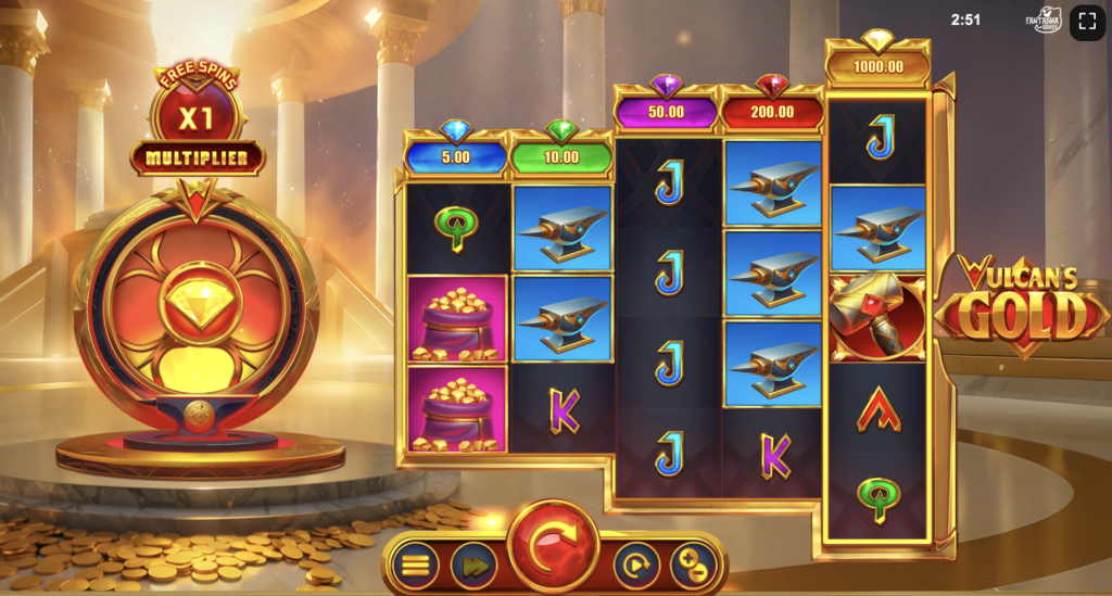 Screenshot of Vulcan's Gold Slot