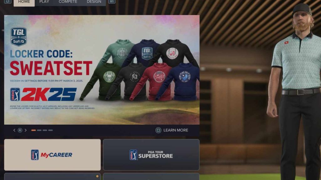 free locker code rewards in pga tour 2k25