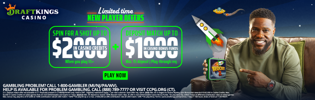 DraftKings Casino New Player Offer Banner