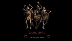 game over screen in kingdom come deliverance 2