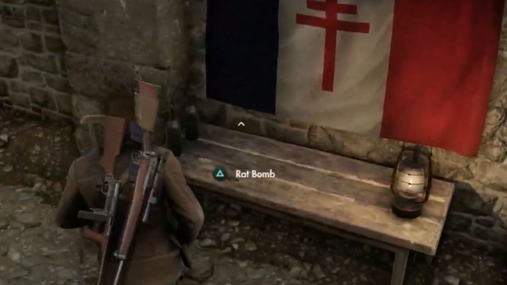 rat bomb location in sniper elite resistance