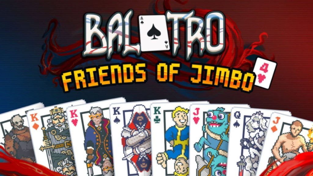 balatro friends of jimbo announcement graphic