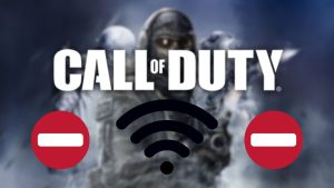 call of duty logo with wifi symbols