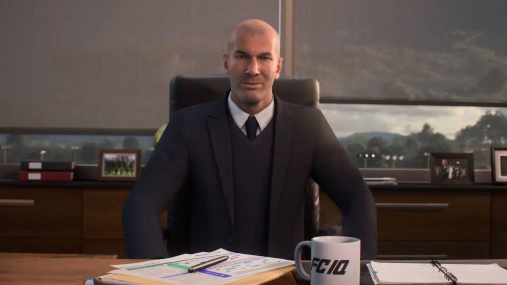 zinedine zidane in ea fc 25 cutscene