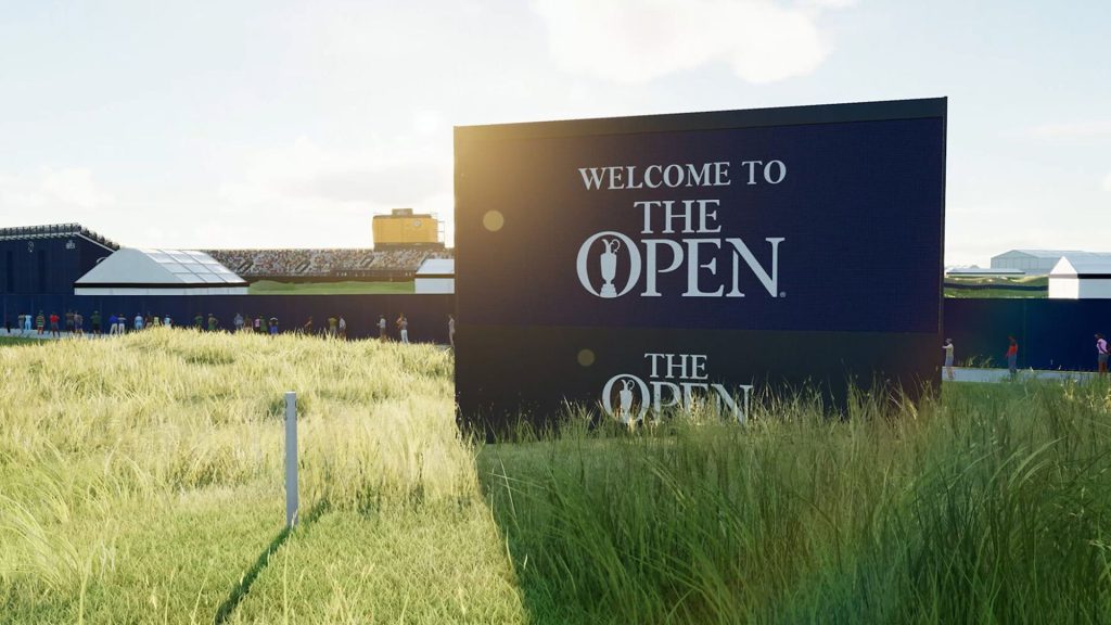 the open sign in pga tour 2k25